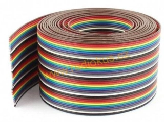 Plochý vodič 40x0,128 mm2 26AWG , barevný , šířka 55mm , Dupont / PNLY