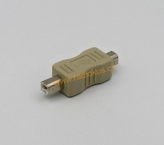 Spojka USB B , USB B vidlice / USB B vidlice , přímá