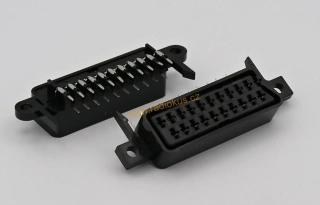 SCART zásuvka do DPS