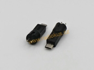 Vidlice Micro USB B napájecí s vidličkou , přímá ,