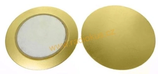 Piezoměnič pr. 27mm 90dB/10cm/2,5kHz bez krytu