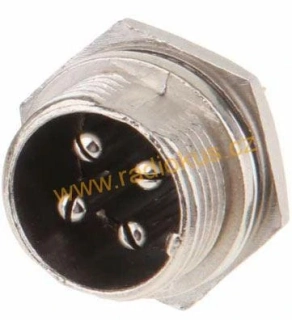 Vidlice panelová GX20 4 pinová