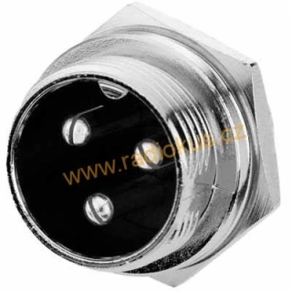 Vidlice panelová GX20 3 pinová
