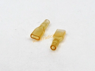 Kryt faston zásuvky 4,8mm měkký plast , čirá