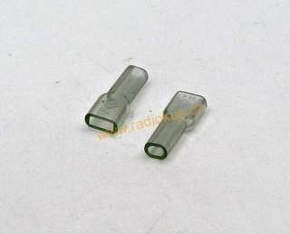 Kryt faston zásuvky 4,8mm , čirá