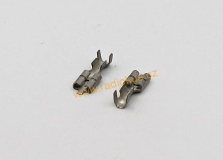 Faston 4,8mm zásuvka neizolovaná , pocínovaná