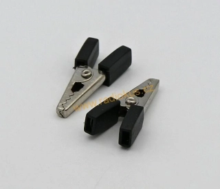 Krokosvorka poloizolovaná letovací černá 32 mm