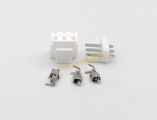 Sada JST-VH-3.96 3pin rastr 3,96mm vidlice do DPS + zásuvka na kabel