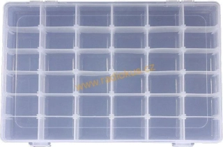 Organizér plastový , 36 přihrádek (275x175x43mm)