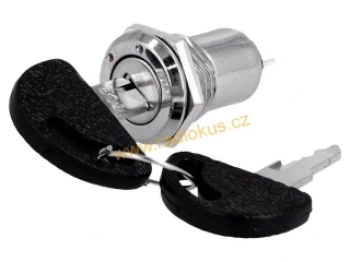 Spínač se zámkem , ON -OFF , 2A / 125V , aretovaný