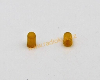 Silikonový návlek na žárovku 3,6mm , žlutý