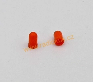 Silikonový návlek na žárovku 3,6mm , oranžová