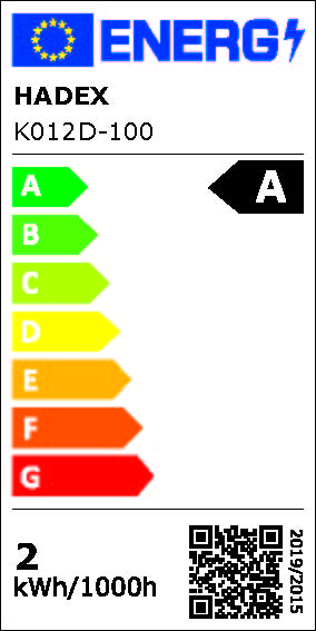 LED pásek 10mm zelený, 60x LED5730/m, IP65, cívka 5m - energetický štítek